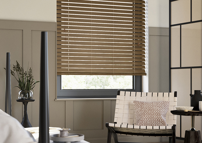 Ecowood, Honey Teak Fine Grain - Twist&Fit Venetian Blind - Image 5